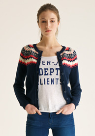 Cotton Fairisle Cardigan