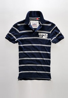 Applique Stripe Polo