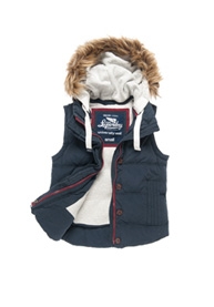 Hooded University Vest