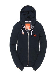 Orange Label Zip Hoodie