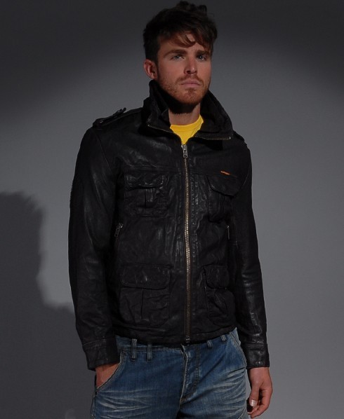 Superdry Brad Leather Jacket