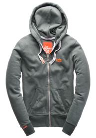 Orange Label Zip Hoodie