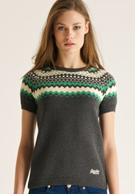 Fairisle jumper m/rund hals