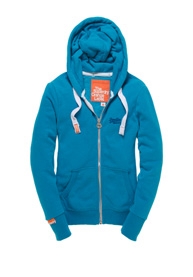 Orange Label Zip Hoodie