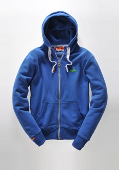 Orange Label Zip Hood
