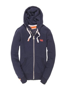 Sweat à capuche et tirette Orange Label