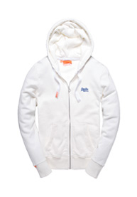Orange Label hoodie met rits