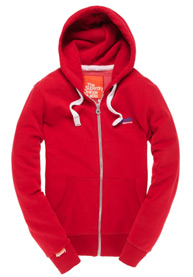 Orange Label Zip Hoodie