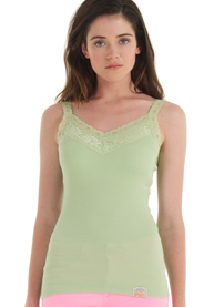 Lace Rib Vest Top