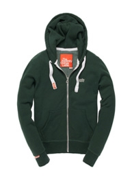 Orange Label hoodie met rits