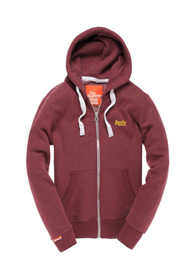 Orange Label Zip Hoodie