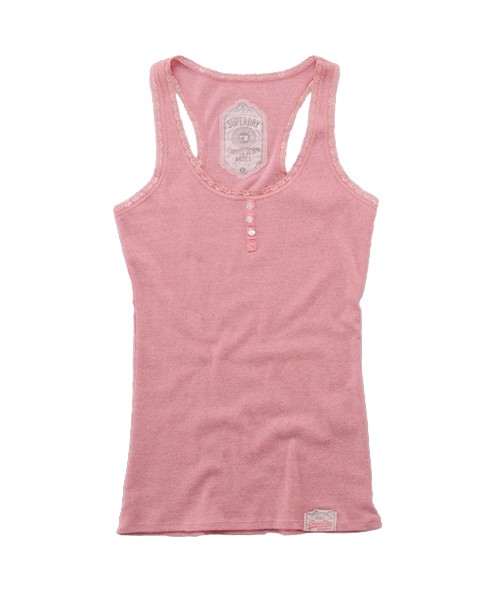 Superdry Débardeur boutons et dentelle