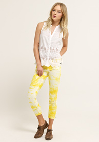 Superskinny Tie Dye Crop