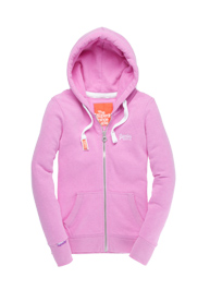 Orange Label Zip Hoodie