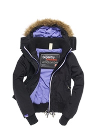 Hooded Fur Windbomber 