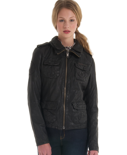 Superdry Ramona Leather Jacket
