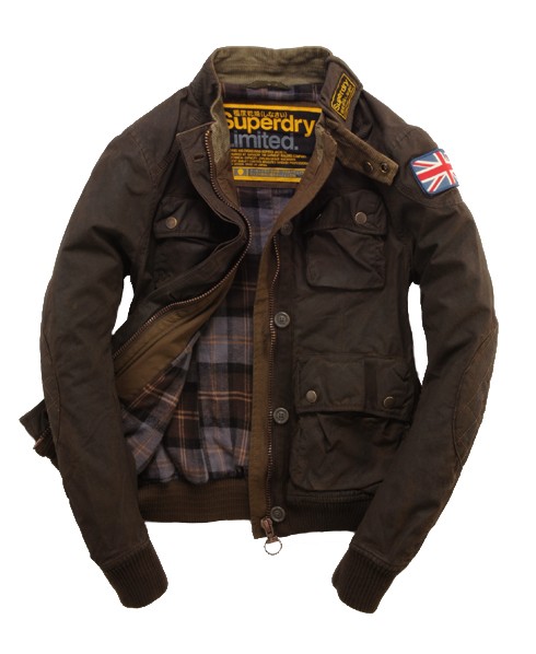 Superdry Waxed Dirt Trials Bomber