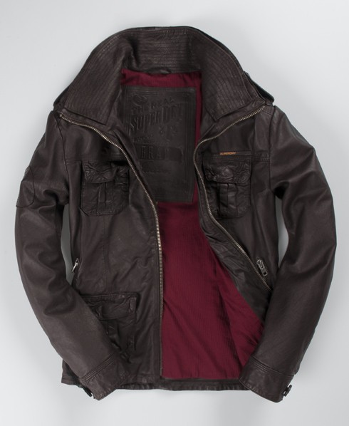 Superdry Brad Lederjacke
