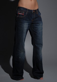 Zipper Loose denims