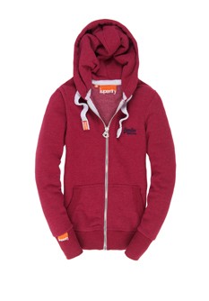 Sweat à capuche zippé Orange Label