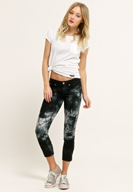 Superskinny Tie Dye Crop