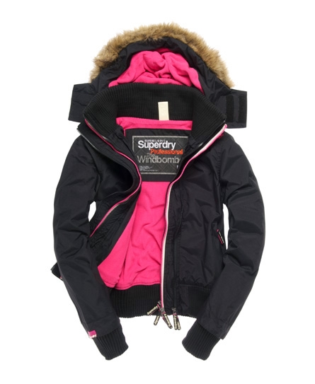 Superdry Hooded Fur Windbomber 