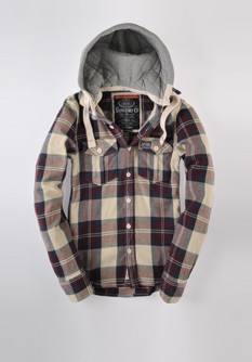 Chemise à capuche Lumberjack