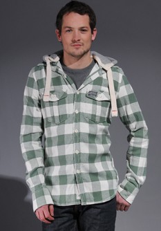 Chemise à capuche Lumberjack