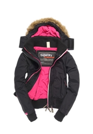 Hooded Fur Windbomber 