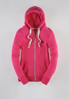 Orange Label Zip Hood