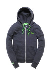 Pop Colour hoodie met rits