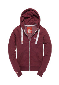 Orange Label hoodie met rits
