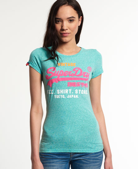 Superdry T-shirt tricolore Shirt Shop