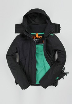 Veste windcheater polaire à capuche