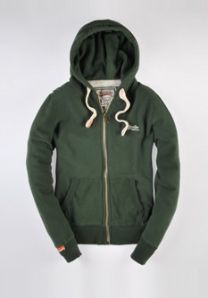 Sweat à capuche et tirette Orange Label
