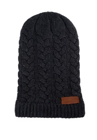 oversized cable beanie