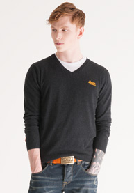 Orange Label trui met V-hals