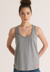 Embroidered Pocket Tank