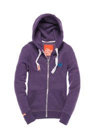 Orange Label Zip Hoodie
