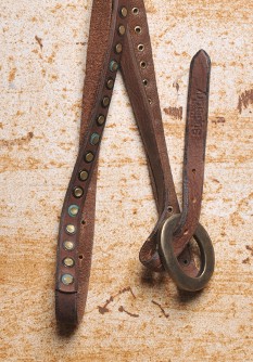 Ceinture à rivet martelé