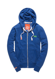 Orange Label hoodie met rits