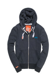 Orange Label Zip Hoodie