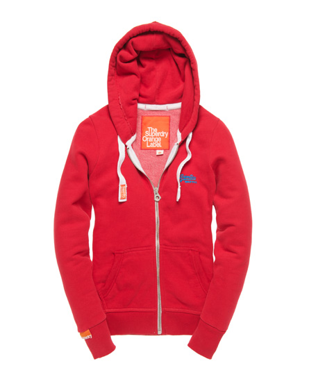 Superdry Orange Label Zip Hoodie