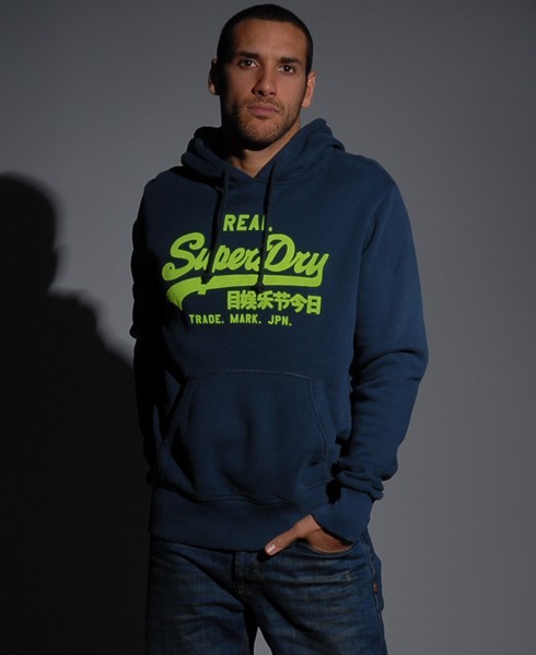 Superdry Vintage Entry Flock hood