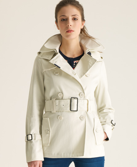 Superdry Cropped Hooded Raincoat