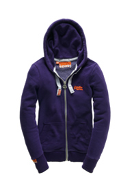 Orange Label Zip Hoodie