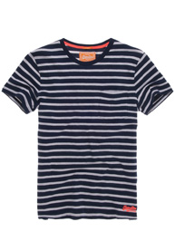 Gestreept Pocket T-shirt