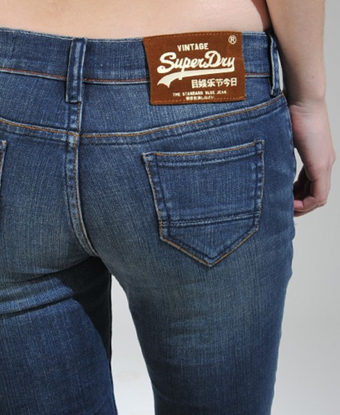 Superdry Blauwe skinny jeans