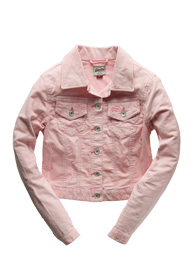 Skinny Cord Denim Jacket