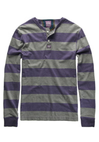Hoopstripe Grandad Top